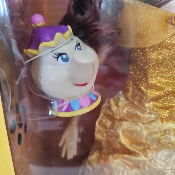 NIB Vtg 1991 Disney Beauty & the Beast Belle Doll Collectible Spinning Dress1722 - Picture 7 of 16